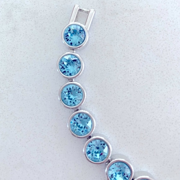 Swarovski Touchstone Crystal Aquamarine Ice Bracelet - Picture 4 of 5